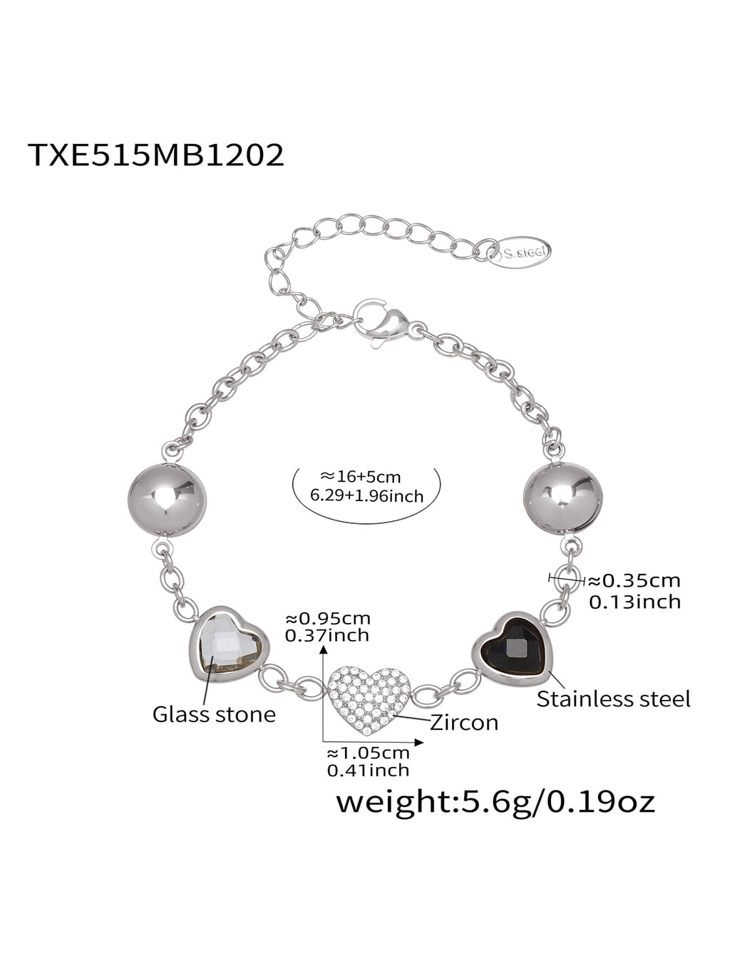 Colorful Glass Stone Jewelry Set