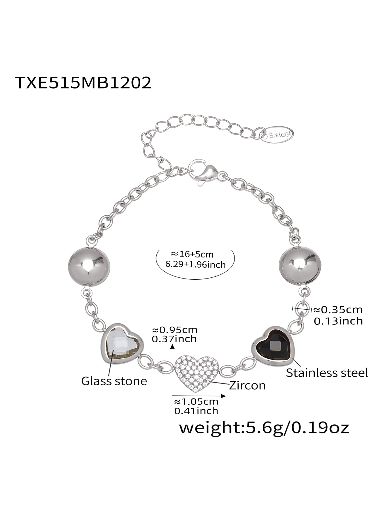 Colorful Glass Stone Jewelry Set