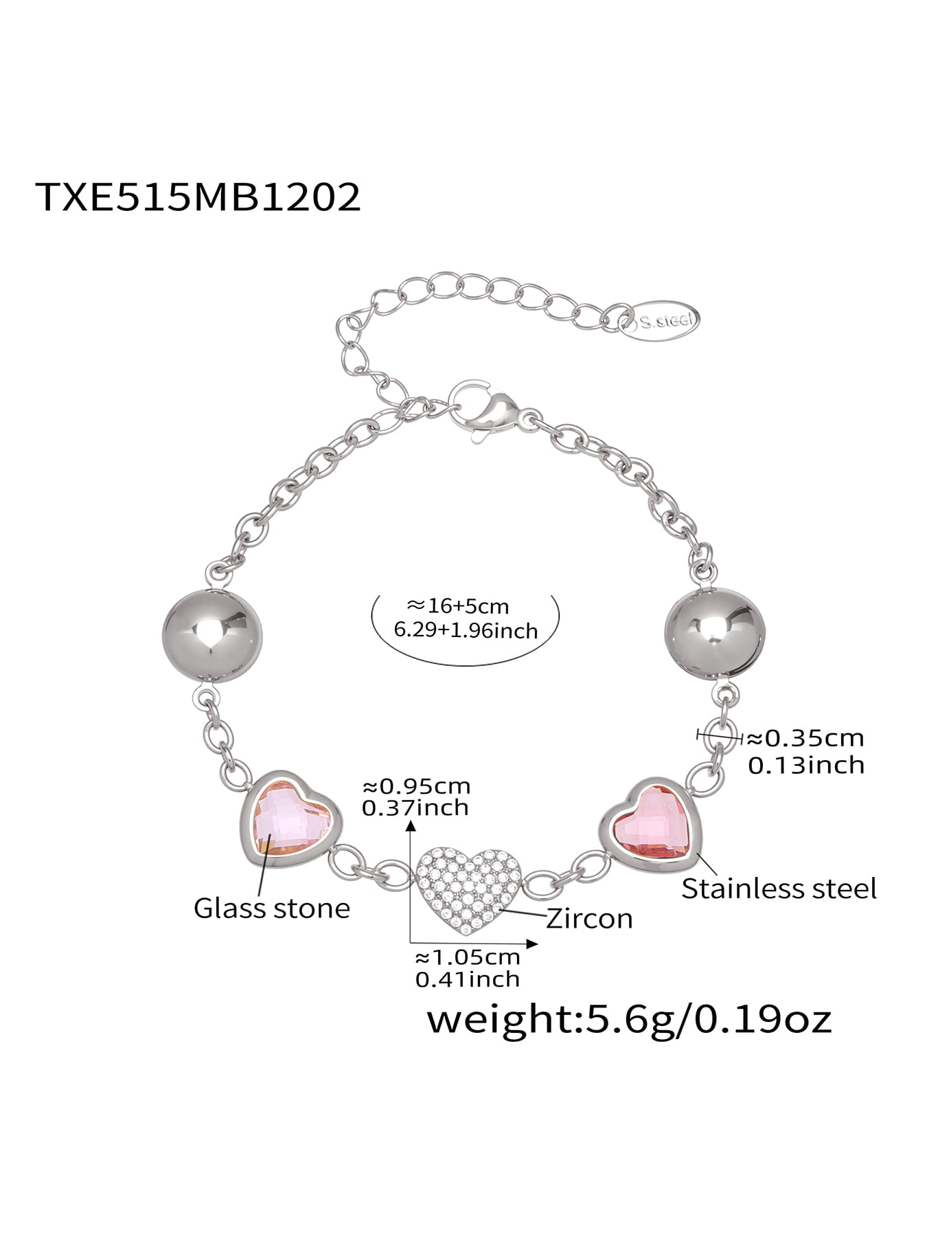 Colorful Glass Stone Jewelry Set
