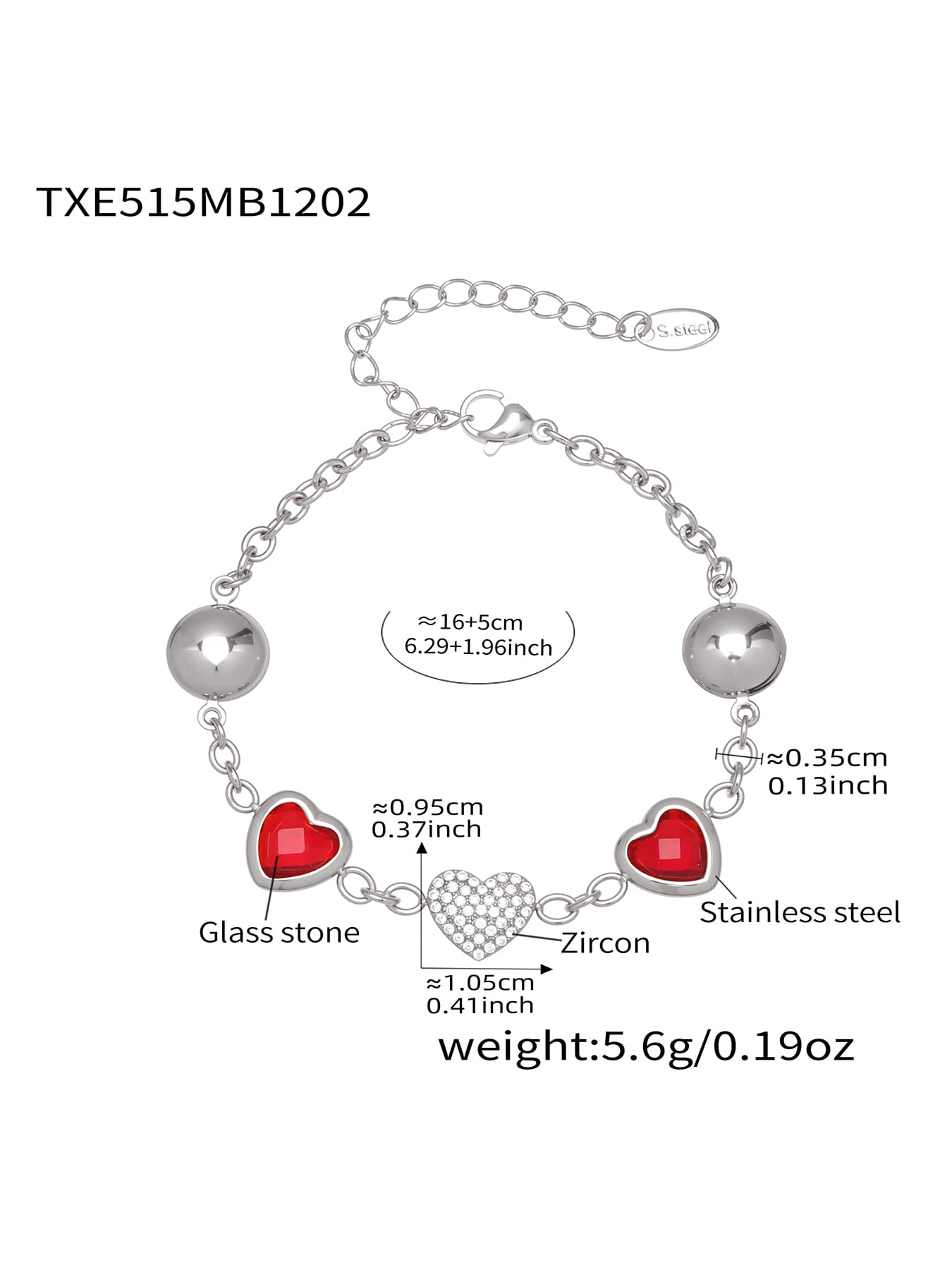 Colorful Glass Stone Jewelry Set