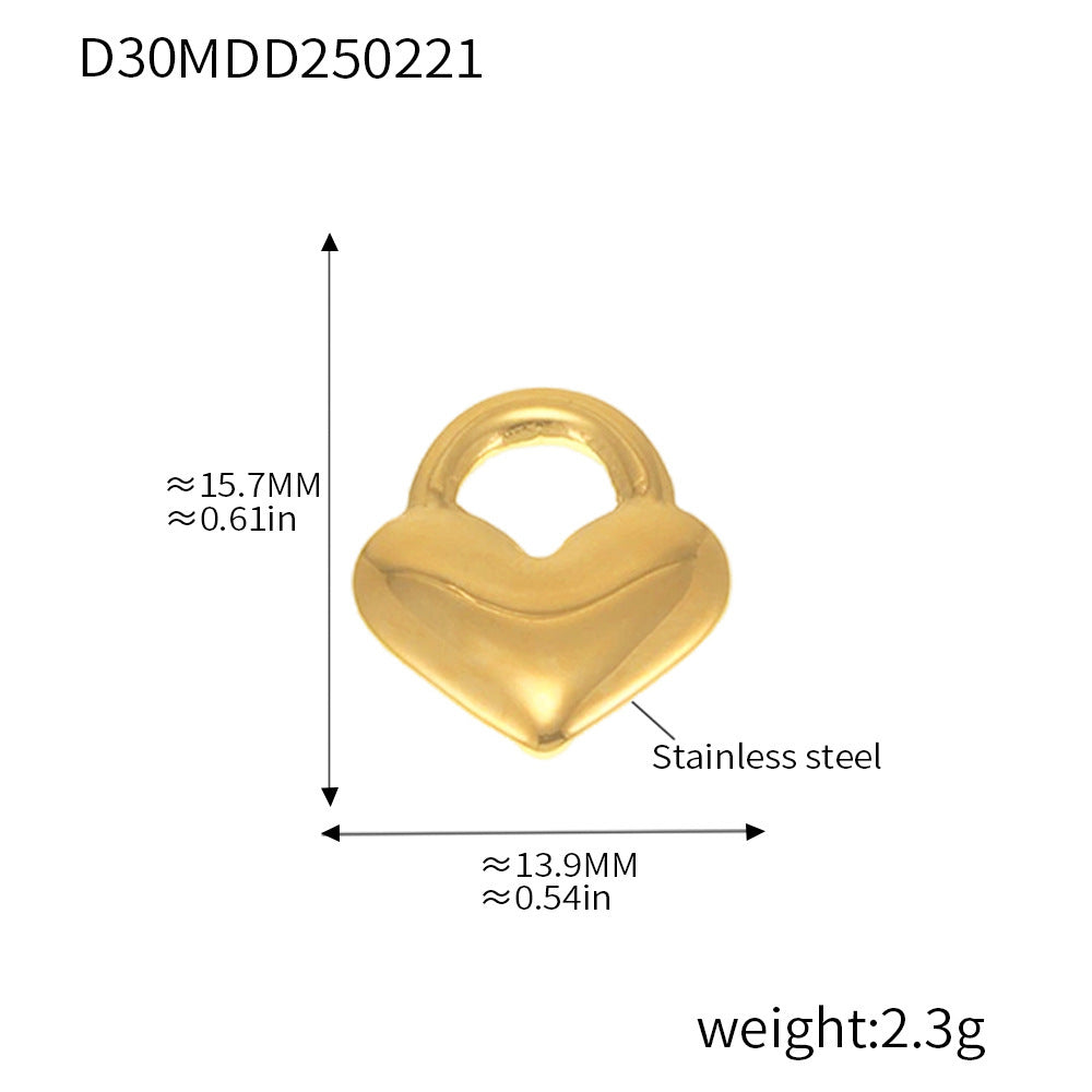 Gold Pendant Charm Necklace