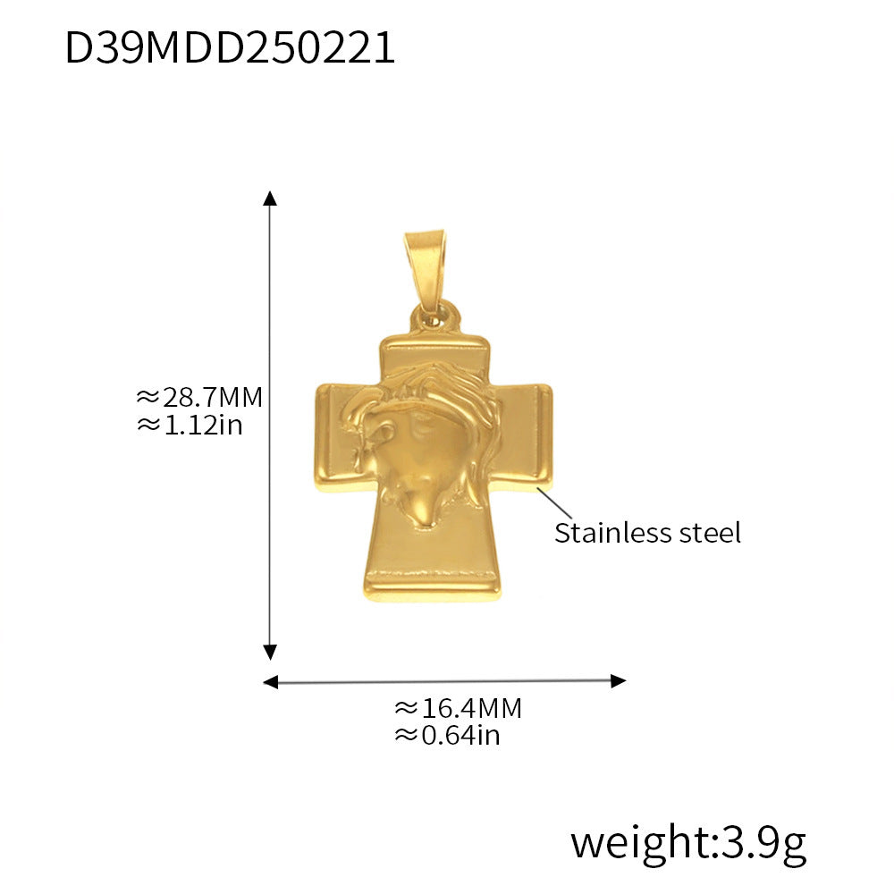 Gold Pendant Charm Necklace