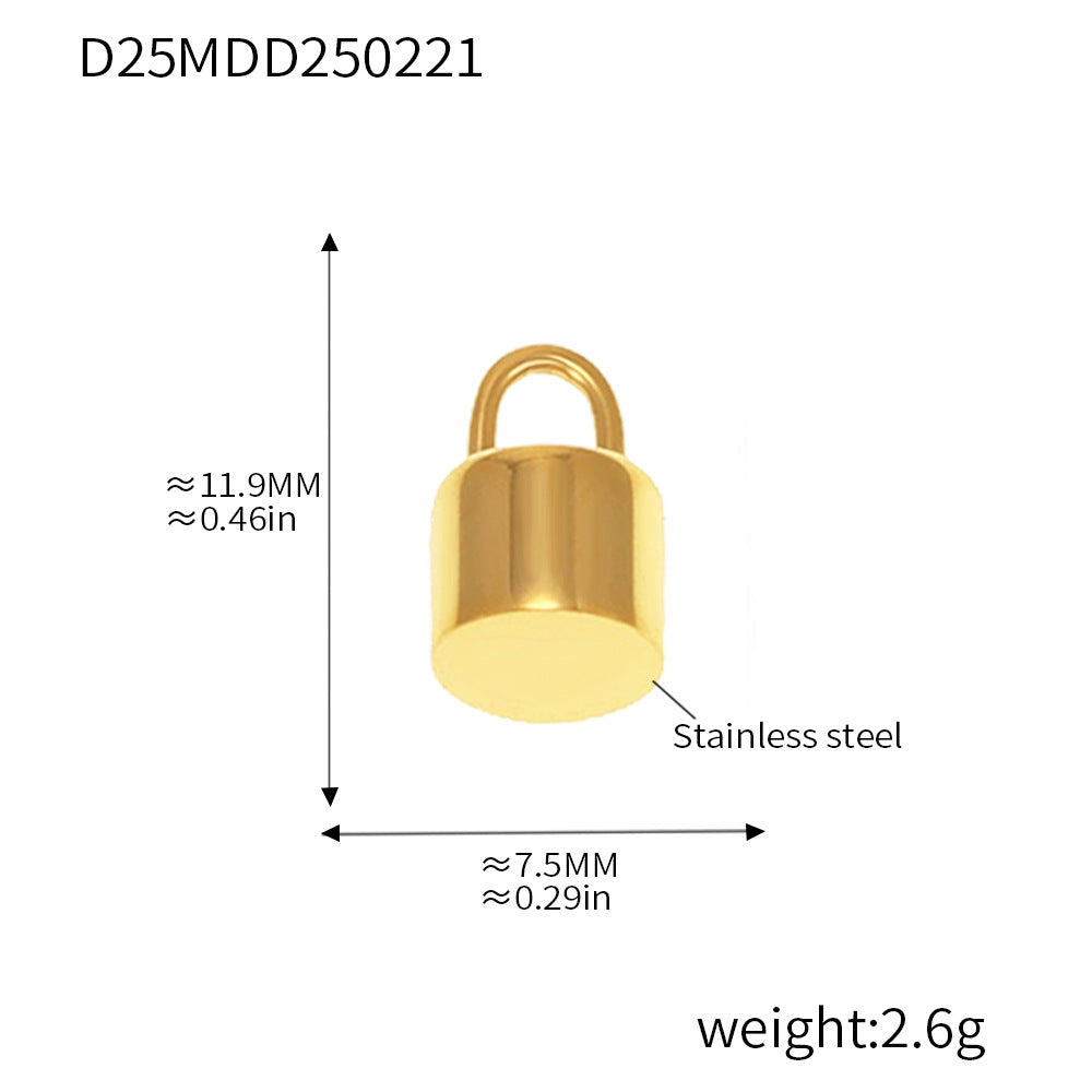 Gold Pendant Charm Necklace