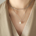 Multi-Layer Pearl Pendant Necklace