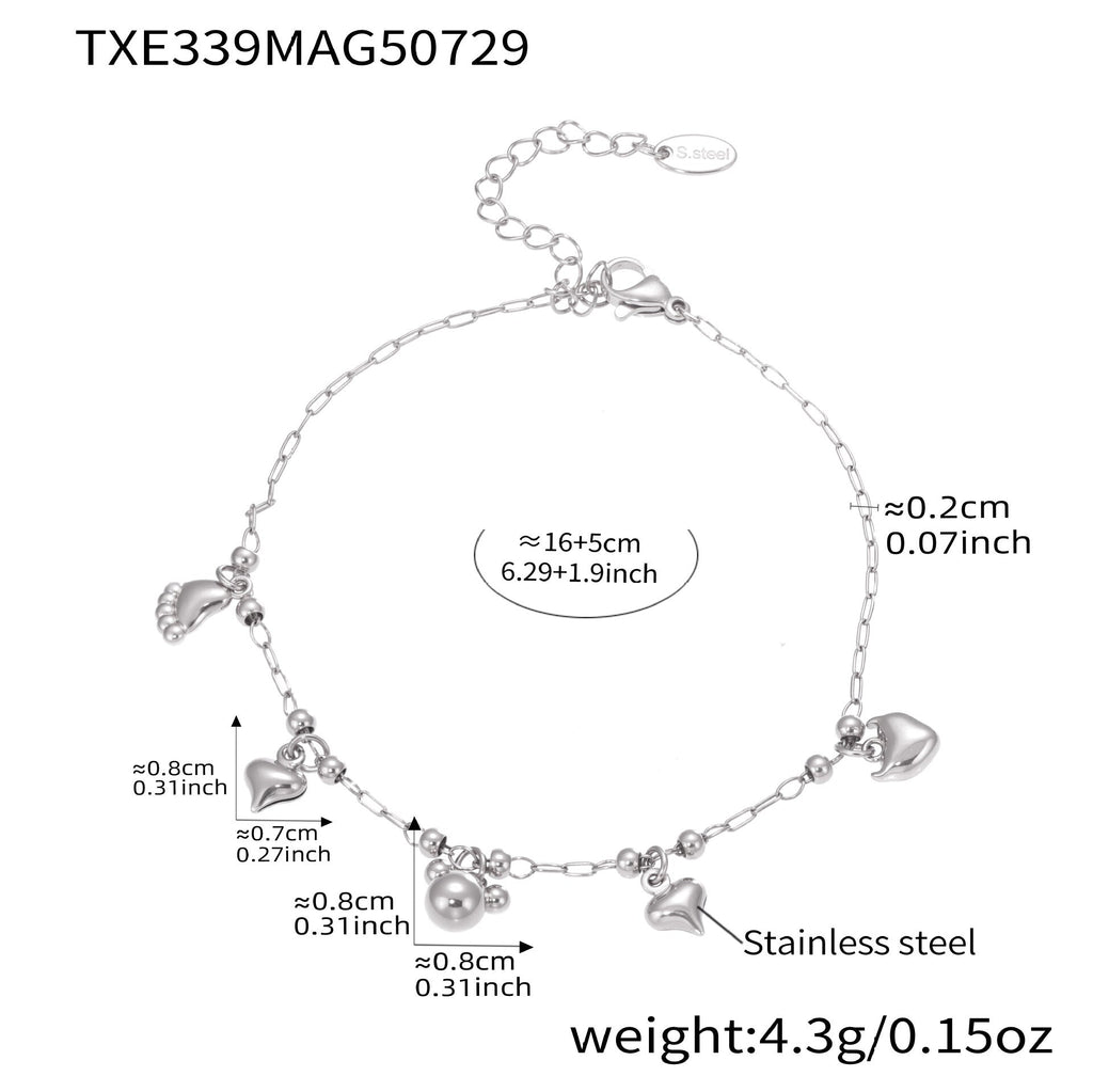 Bear & Y-Shape Tassel Necklace, Bracelet & Anklet Collection