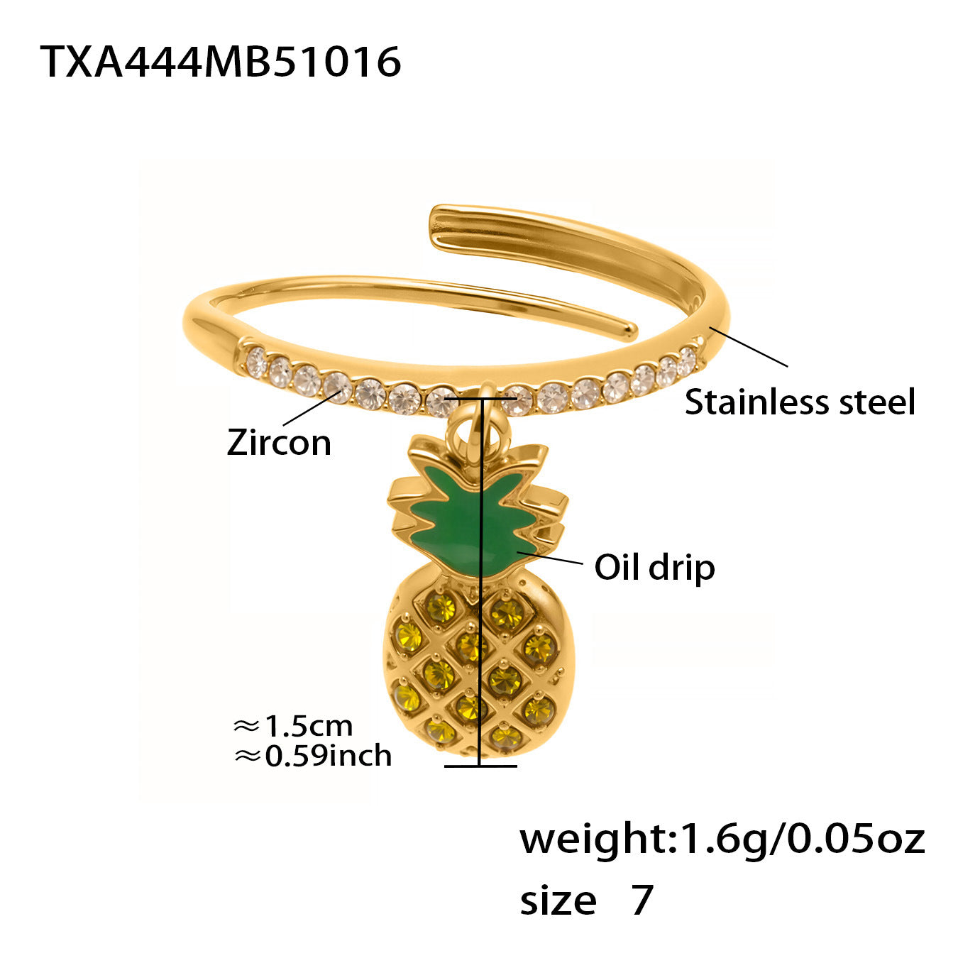 Ocean & Fruit Charm Jewelry Collection