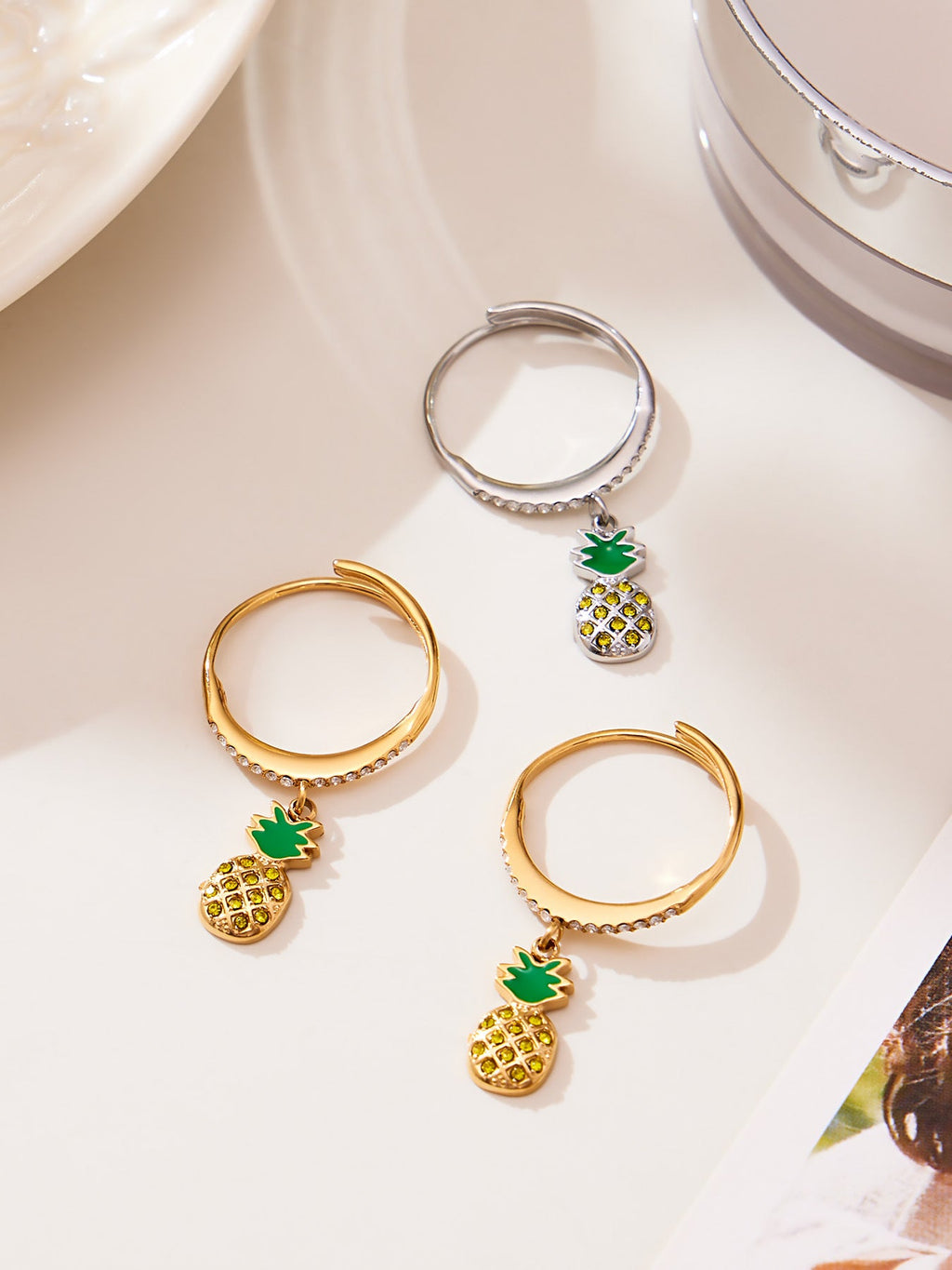 Ocean & Fruit Charm Jewelry Collection