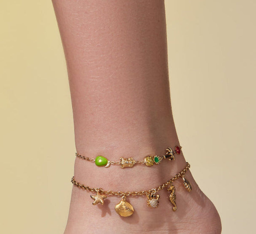 Ocean & Fruit Charm Jewelry Collection