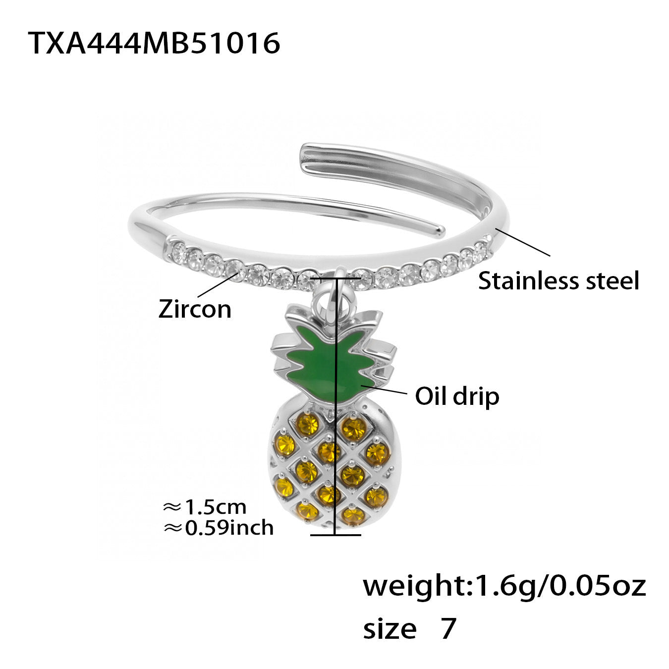 Ocean & Fruit Charm Jewelry Collection