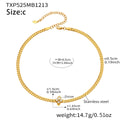 Zircon Flower Necklace & Bracelet Set