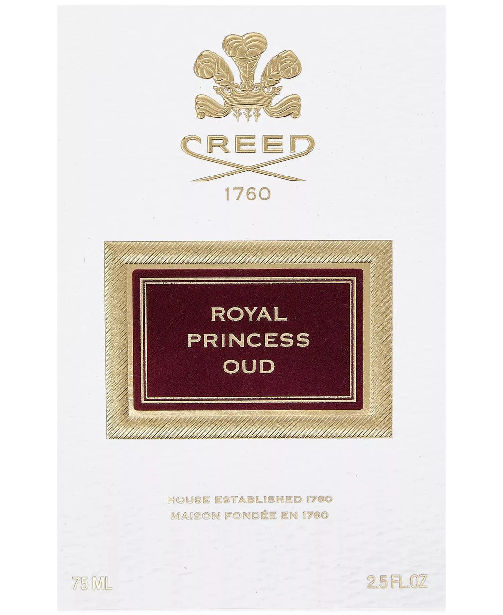 Royal Princess Oud 2024 Creed 75ml - MANOUNE Belly_Jewelry Earrings - Navel_Ring - Necklace - Stud - Manoune_Jewelry - Belly_Ring - Navel_Jewelry Titanium Gold_Plated