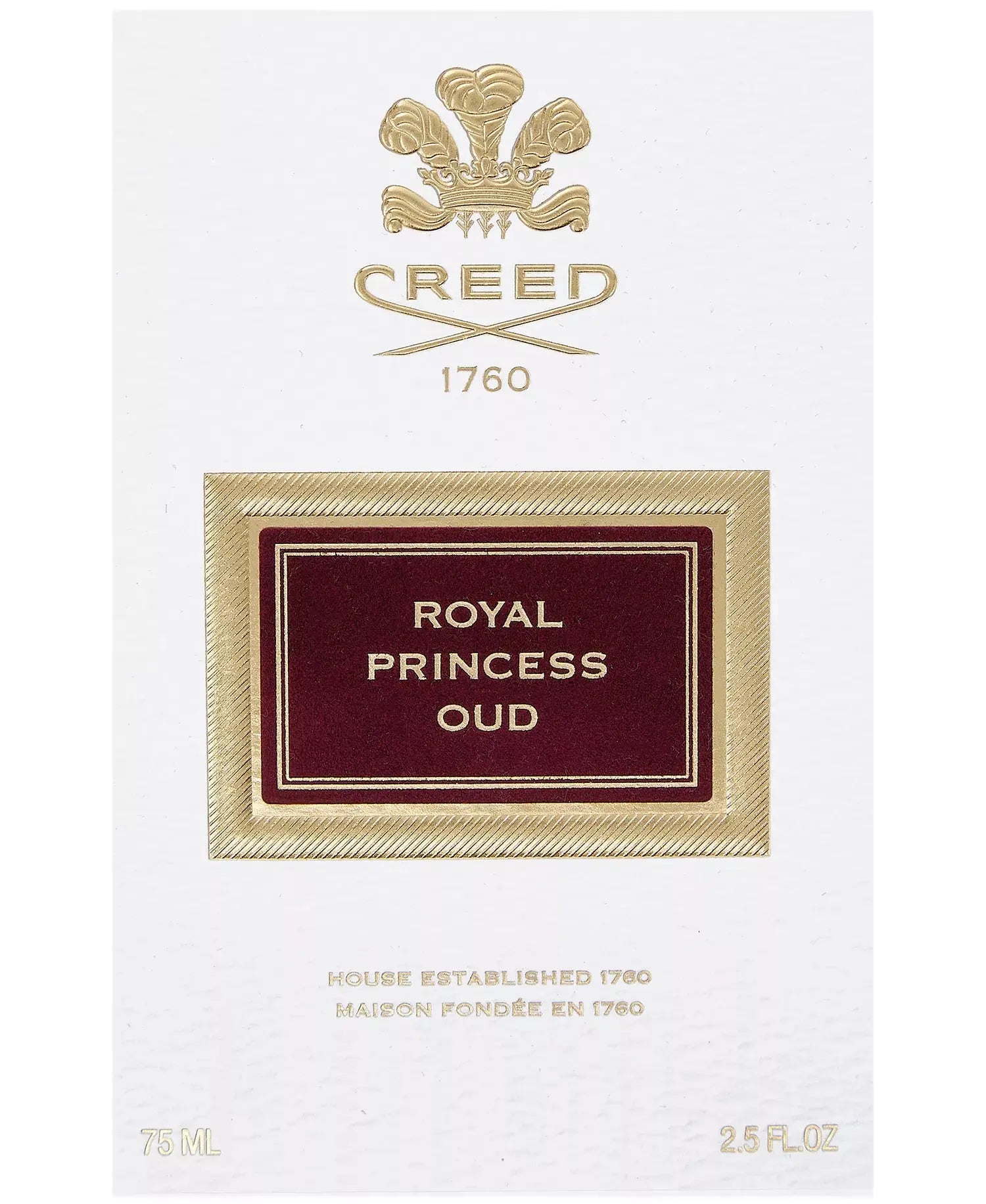 Royal Princess Oud 2024 Creed 75ml - MANOUNE Belly_Jewelry Earrings - Navel_Ring - Necklace - Stud - Manoune_Jewelry - Belly_Ring - Navel_Jewelry Titanium Gold_Plated