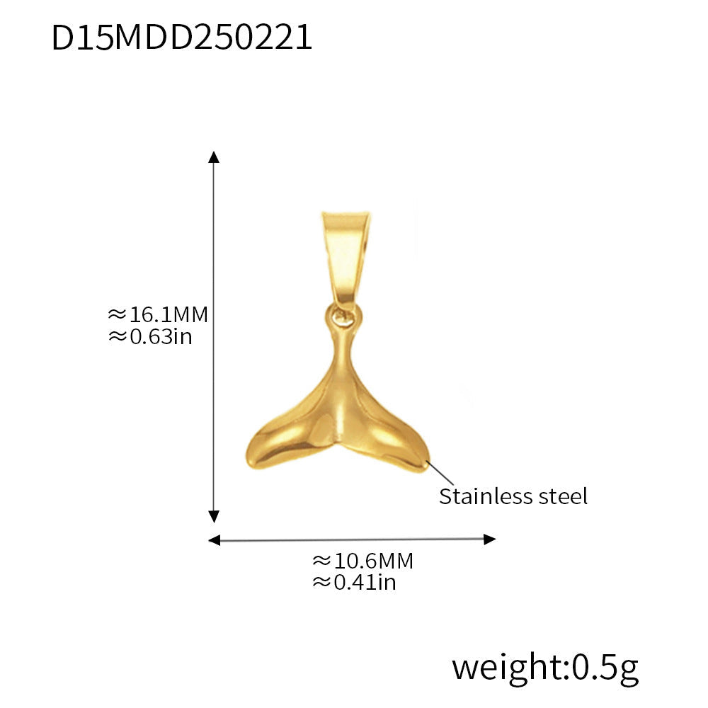 Gold Pendant Charm Necklace