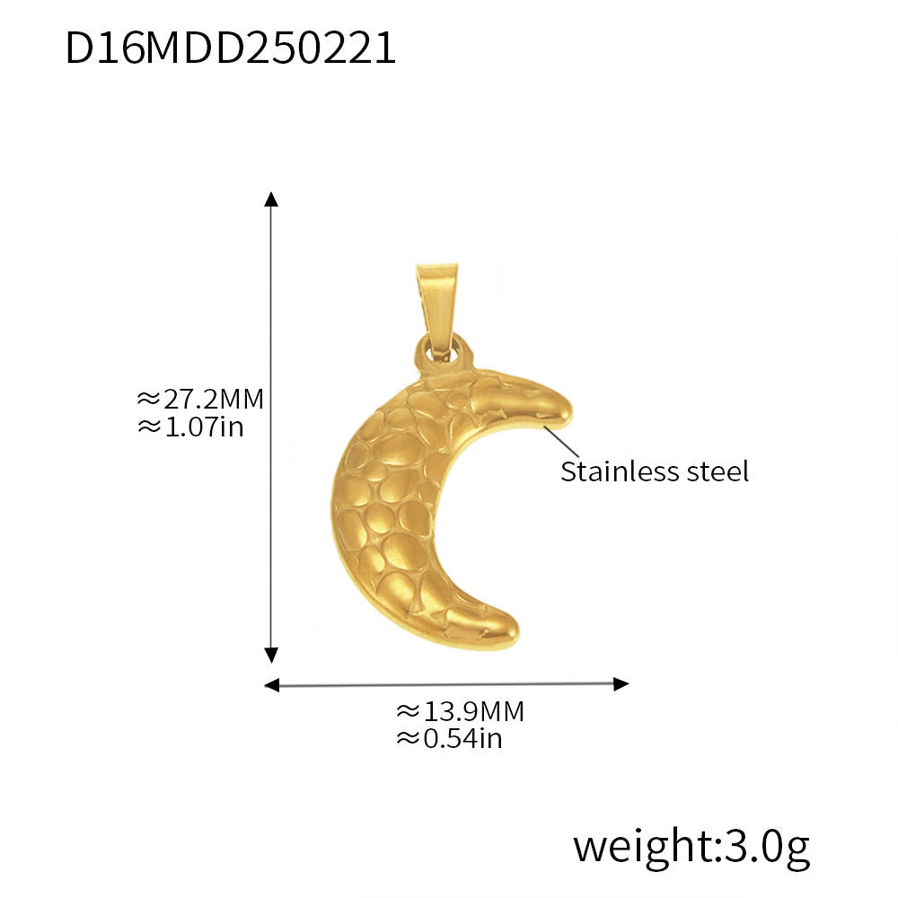 Gold Pendant Charm Necklace