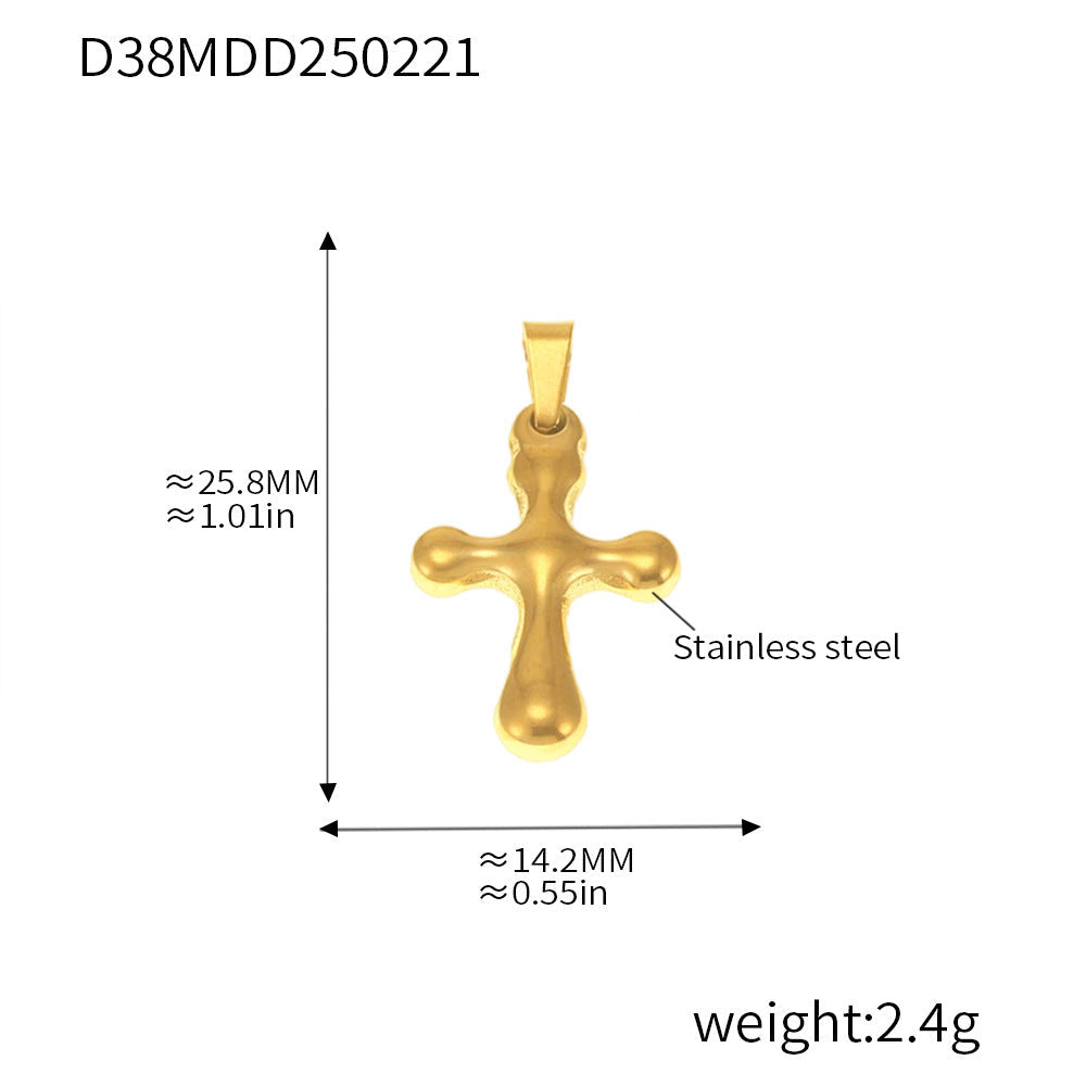 Gold Pendant Charm Necklace