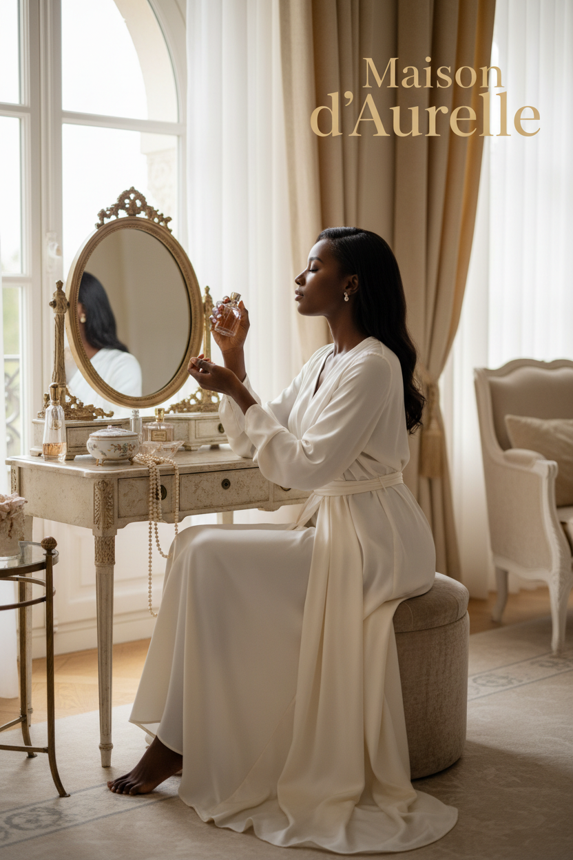 Black Woman at Vanity