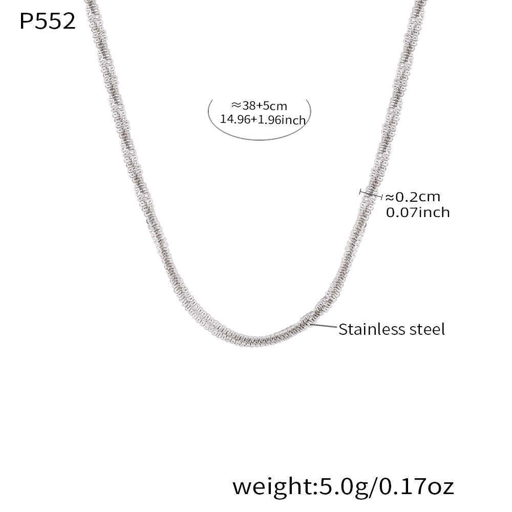 Rope Chain Necklace & Bracelet Set