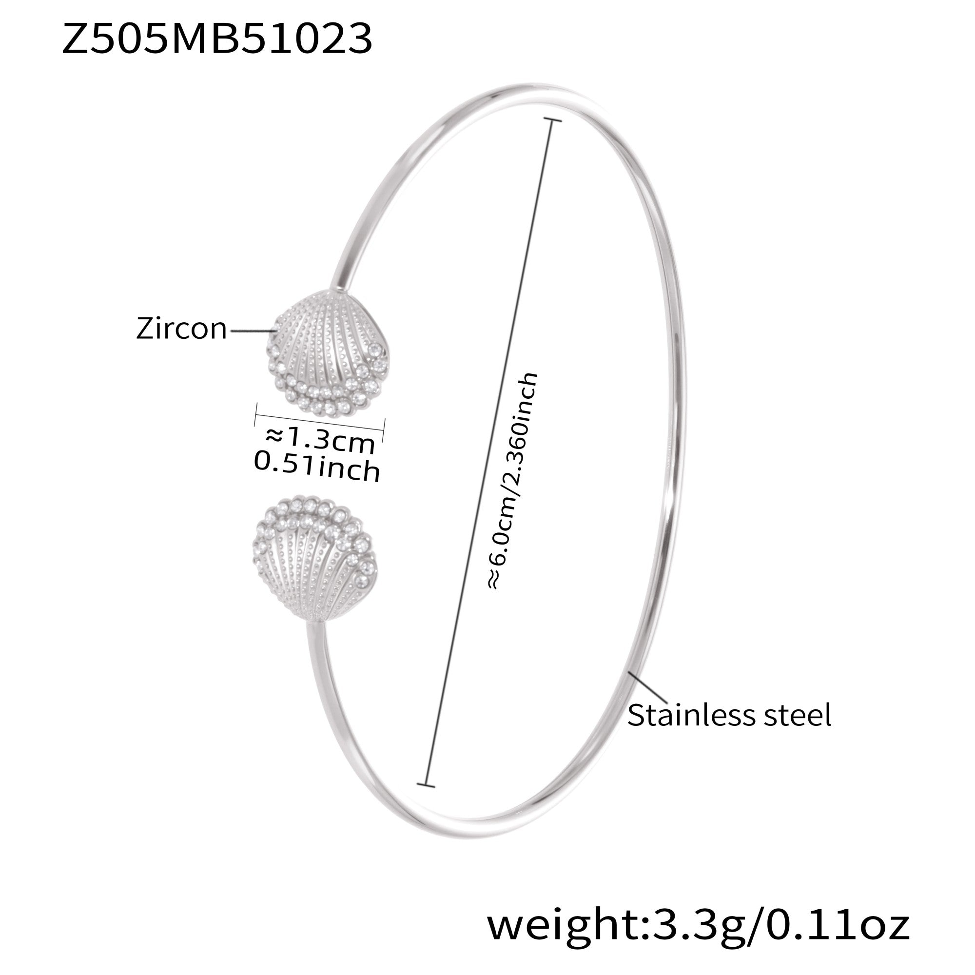 18K Gold Plated Four Leaf Clover Zircon Bracelet Set
