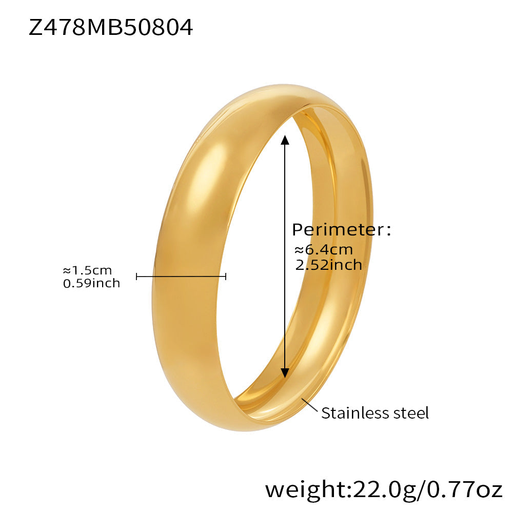 Wide Spherical Cuff Bracelet