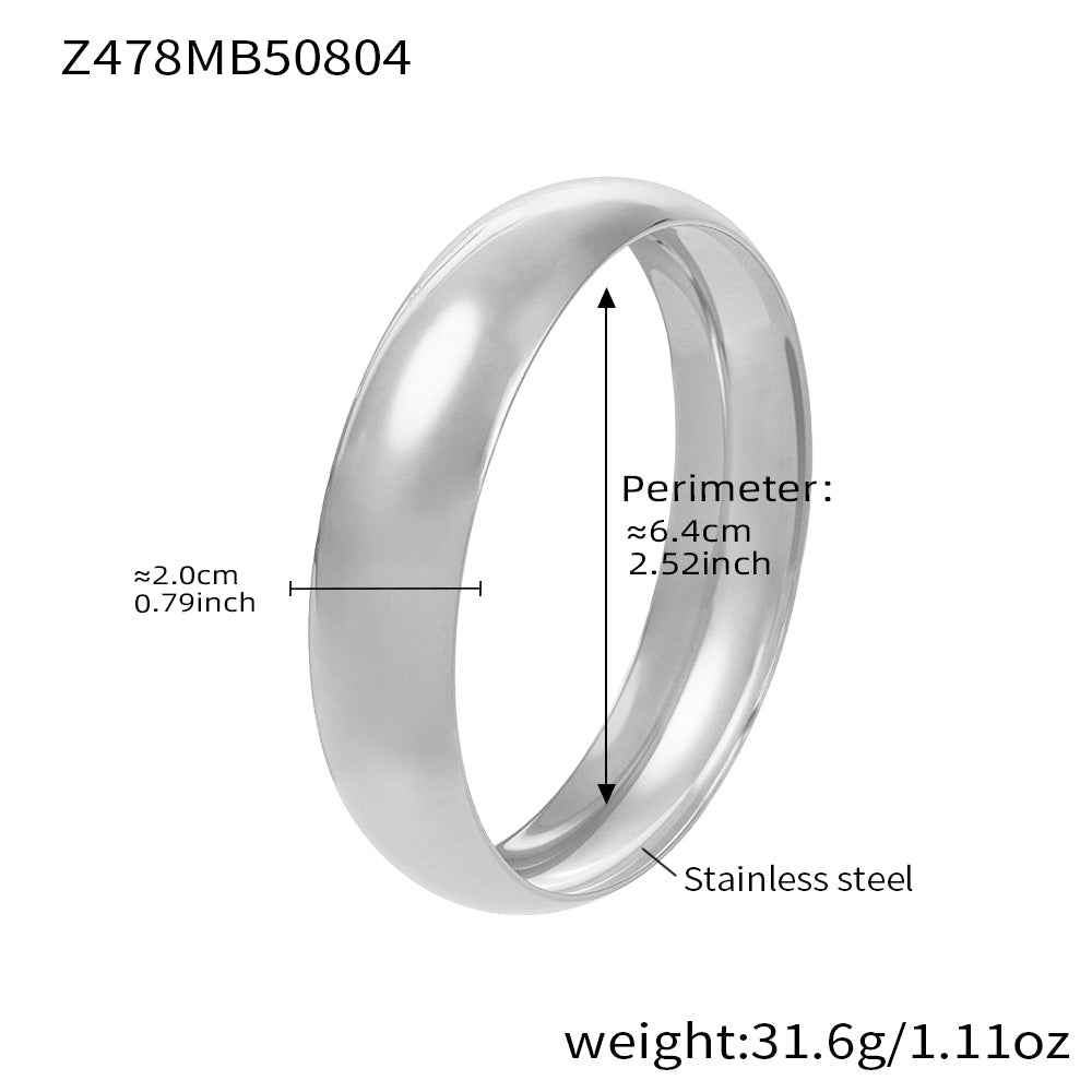 Wide Spherical Cuff Bracelet
