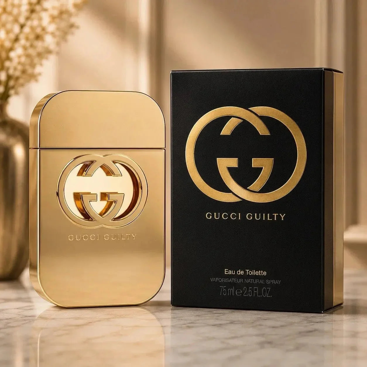 Gucci Guilty Gucci 75ml - MANOUNE Belly_Jewelry Earrings - Navel_Ring - Necklace - Stud - Manoune_Jewelry - Belly_Ring - Navel_Jewelry Titanium Gold_Plated