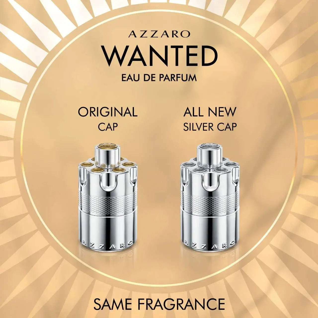 Wanted Eau de Parfum Azzaro 100ml - MANOUNE Belly_Jewelry Earrings - Navel_Ring - Necklace - Stud - Manoune_Jewelry - Belly_Ring - Navel_Jewelry Titanium Gold_Plated