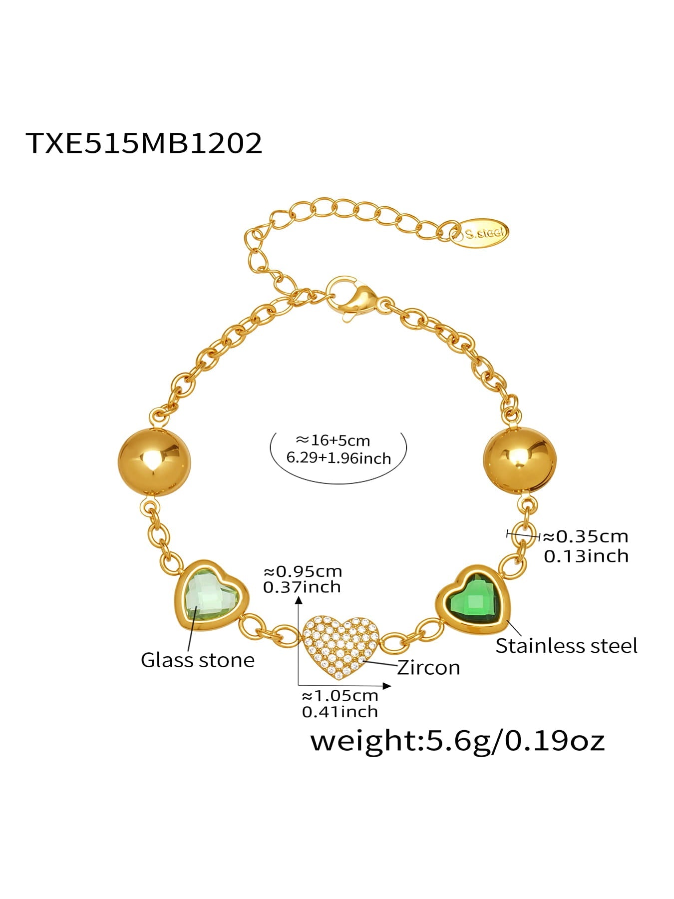 Colorful Glass Stone Jewelry Set