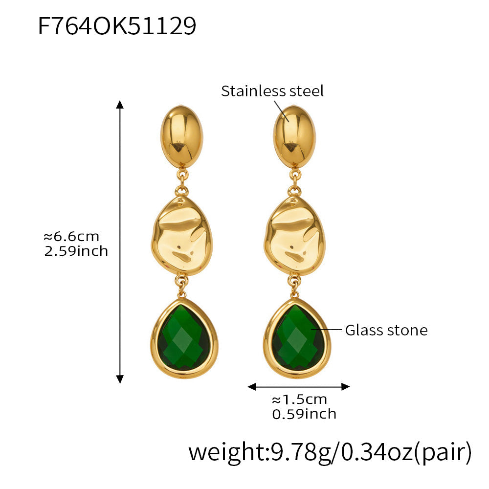 Water Drop Crystal Earrings