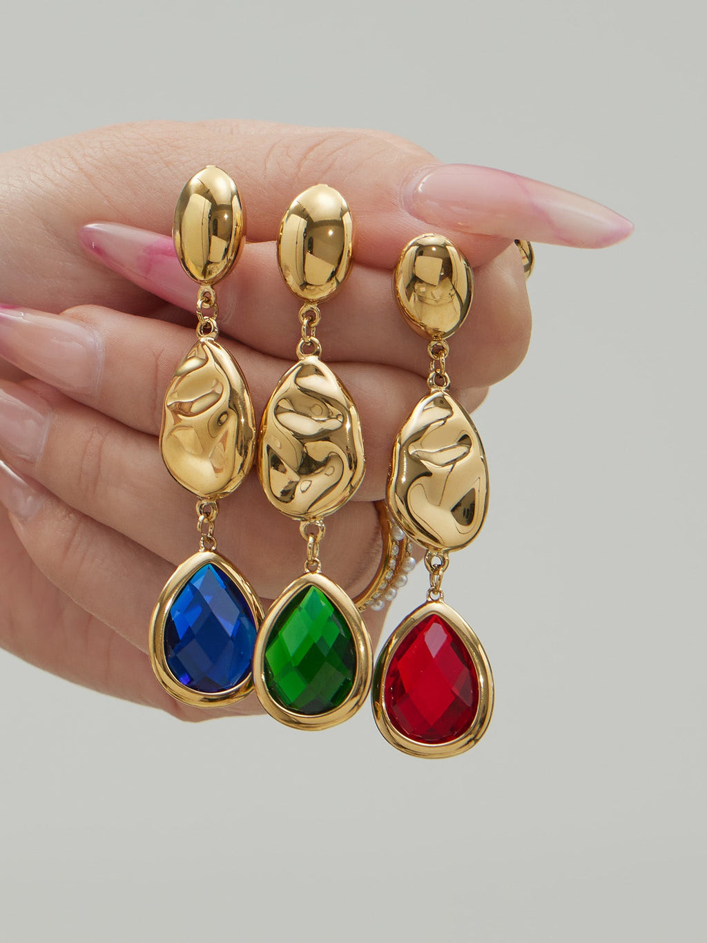 Water Drop Crystal Earrings