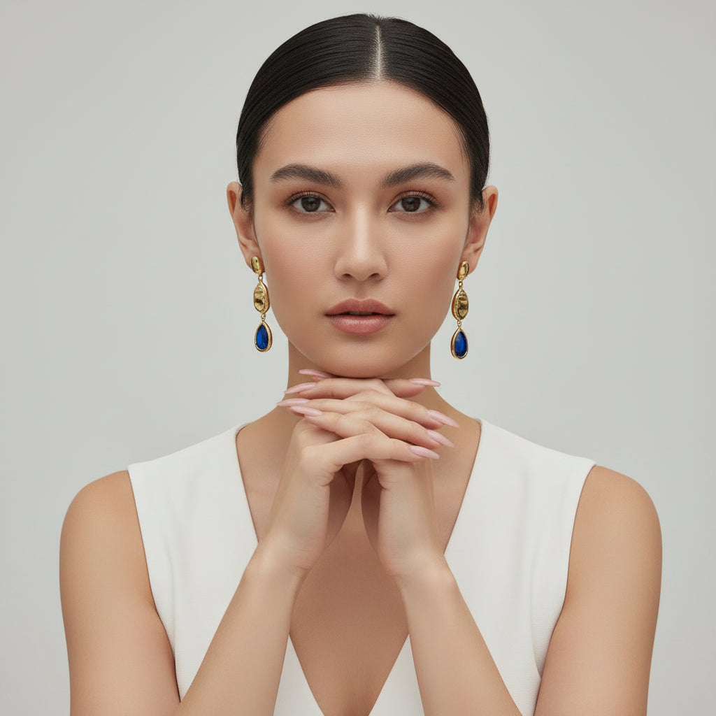 Water Drop Crystal Earrings