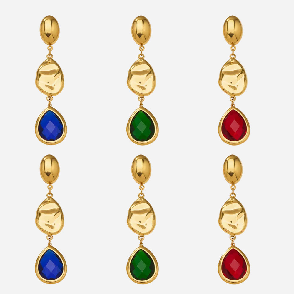 Water Drop Crystal Earrings